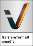 Barrierefreiheit geprüft - Logo Reisen für alle